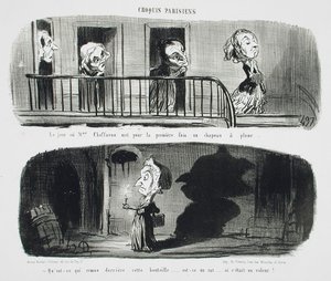 Il giorno in cui la signora Chaffaron mette da Honoré Daumier